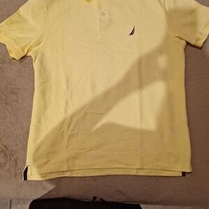 Nautica Men's Yellow Polo Shirt